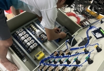 lắp tủ điện quạt hút tự động
