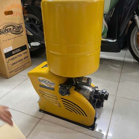 Máy bơm tự động tăng áp đa tầng cánh MITSUBISHI UMCH-755S 1hp 220v